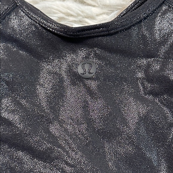 Lululemon Align Long Sleeve Shirt *Shine Radiate Foil Print Black - Picture 4 of 5